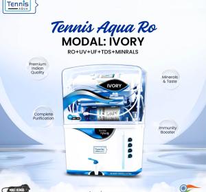 Tennis Aqua - IVORY Model RO Water Purifier - RO+UV+UF+TDS+Mineral